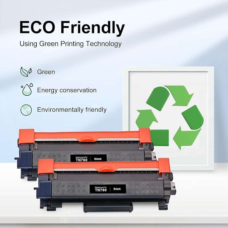 myCartridge Remanufactured Toner Cartridge Replacement for Brother TN760 TN-760 TN730 TN-730 for MFC-L2710DW MFC-L2750DW HL-L2350DW HL-L2370DW HL-L2395DW HL-L2390DW Printer(Black,TN760 2Pk) - Image 5