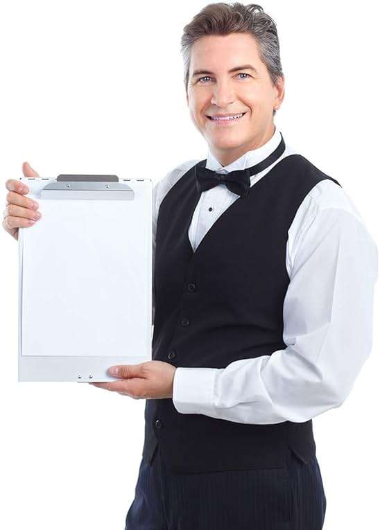 ZCZN Recycled Aluminum Storage Clipboard, Clipboard Box, Form Holder, Suitable for School, Office, Jobsite or Medical Staff, 9.25 x 13.78 Inches, Silver - Image 7