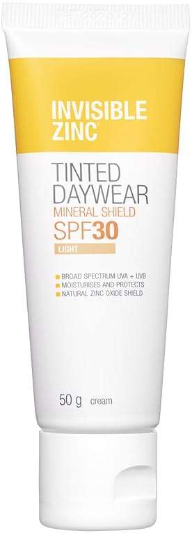 Invisible Zinc Light Tinted Daywear SPF 30+ - Daily Moisturizer with Sun Protection & Sheer Foundation to prevent appearance of Premature aging caused by Harmful UV Rays - 50g - Image 6