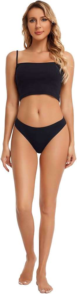 ANZERMIX Women's Breathable Cotton Thong Panties Pack of 6 - Image 4