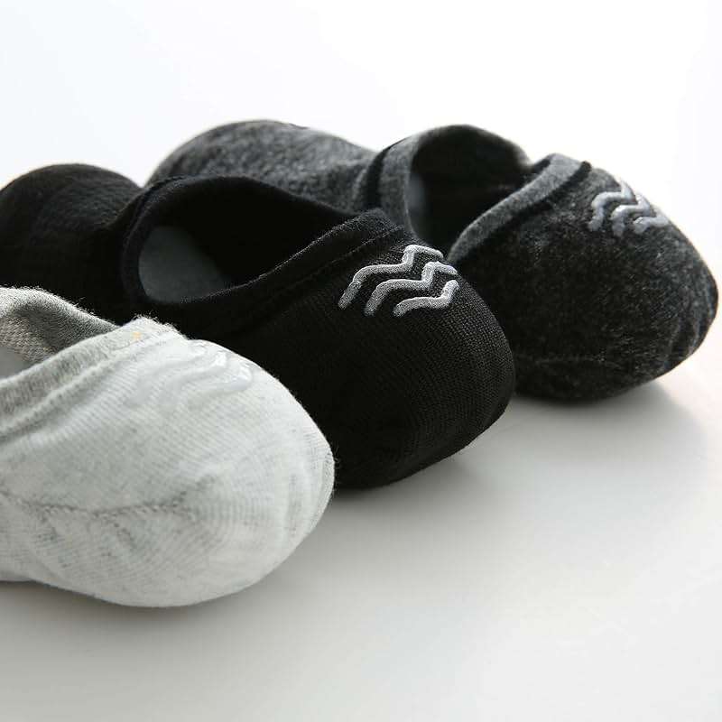 WANDER No Show Socks Mens 7/8 Pair Cotton Thin Non Slip Low Cut Men Invisible Sock 6-8/9-11/12-14 - Image 5
