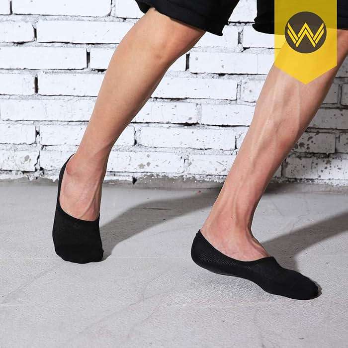 WANDER No Show Socks Mens 7/8 Pair Cotton Thin Non Slip Low Cut Men Invisible Sock 6-8/9-11/12-14 - Image 6