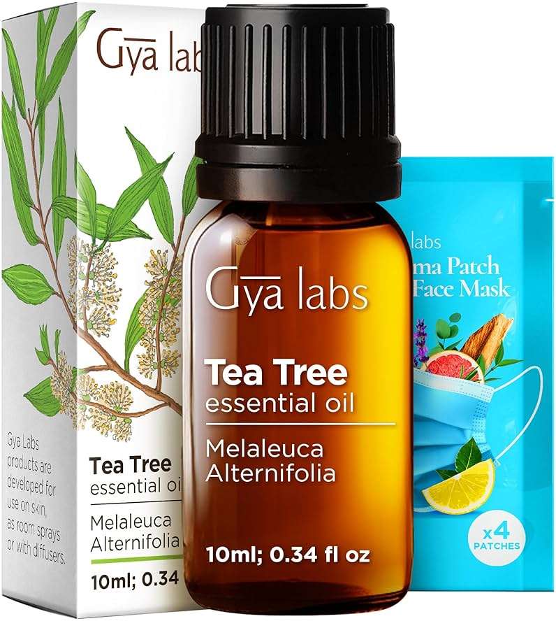 100% Pure Australian Tea Tree Essential Oil - 0.34 Fl Oz - Australian Tea Tree Oil for Hair, Skin, Diffuser, Aromatherapy & DIY Candle Making Scent - Image 1
