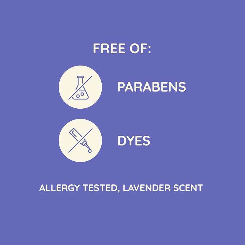 Aveeno Stress Relief Body Wash, Lavender Scent with Nourishing Prebiotic Oat, Sensitive Skin Body Wash for Normal to Dry Skin, Paraben-, Dye-, and Soap-Free, Value Size 33 Fl Oz - Image 4