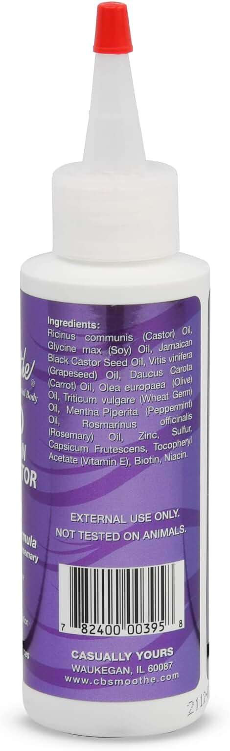 CB Smoothe Wild Jamaican Black Castor Oil - Hair Growth Formula with Biotin, Niacin & Rosemary - Promotes Scalp Circulation & Natural Growth - Lightweight, Non Greasy Formula - 4oz Bottle - Image 8