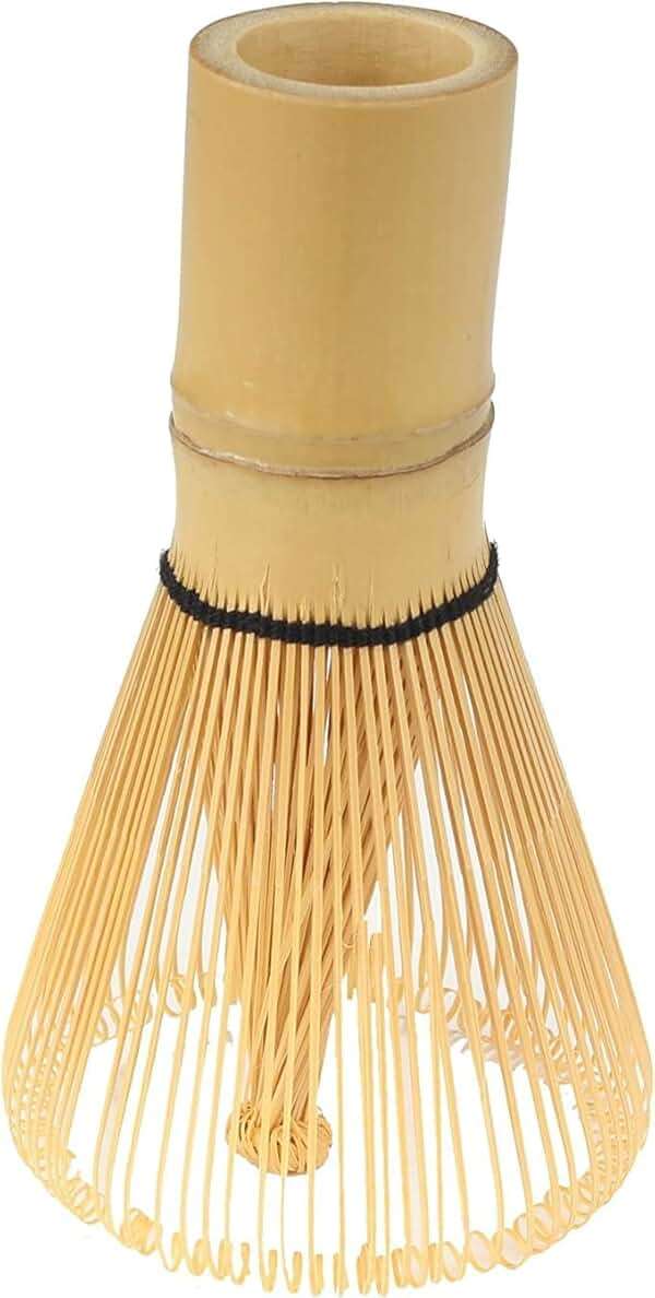 BambooMN Japanese Matcha Whisk Chasen - Traditional Handcurled 100 Tate Matcha Utensil - Natural Golden Brown - 10 Pieces - Image 3