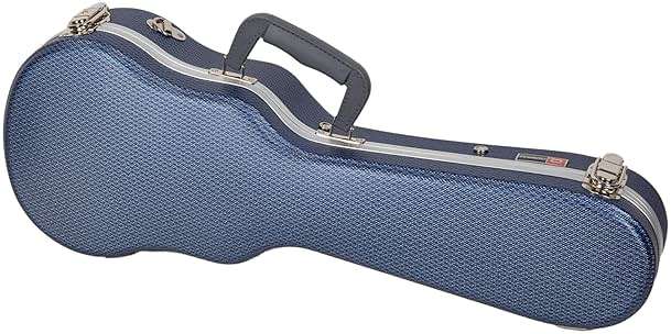 Crossrock, 0-String Soprano Ukulele, Super lightweight ABS Molded Hard Case in Blue, (CRA860SUBL) - Image 5