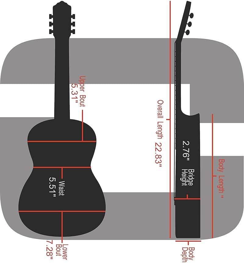 Crossrock, 0-String Soprano Ukulele, Super lightweight ABS Molded Hard Case in Blue, (CRA860SUBL) - Image 7