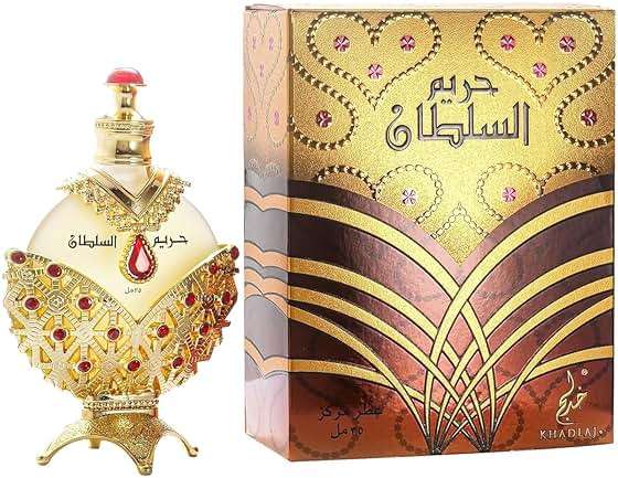 KHADLAJ PERFUMES Hareem Al Sultan Gold Concentrated Perfume Oil for Unisex, 1.18 Ounce | for Unisex - Image 1