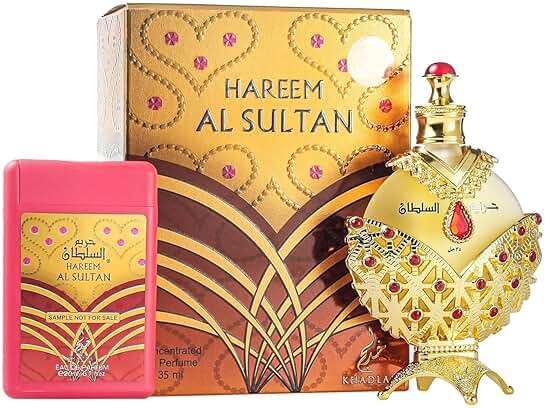 KHADLAJ PERFUMES Hareem Al Sultan Gold Concentrated Perfume Oil for Unisex, 1.18 Ounce | for Unisex - Image 4