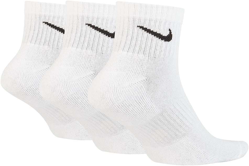 Nike Unisex Adult Everyday Cushioned Training Ankle Socks (3-Pack) | Mens and Womens - Image 2