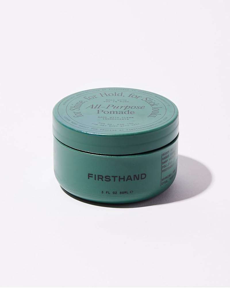 Firsthand Supply All-Purpose Hair Pomade for Men & Women - Flexible Firm Hold with Natural, Low Shine – Organic, Water Based Pomade - Nourishing Aloe & Shea Butter - All Hair Types & Lengths - 3oz - Image 2
