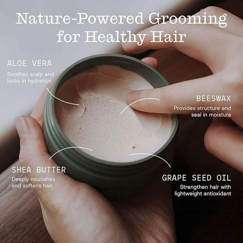 Firsthand Supply All-Purpose Hair Pomade for Men & Women - Flexible Firm Hold with Natural, Low Shine – Organic, Water Based Pomade - Nourishing Aloe & Shea Butter - All Hair Types & Lengths - 3oz - Image 4