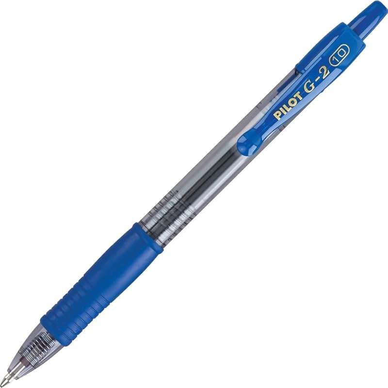 Pilot G2 Premium Gel Roller Pen, Retractable and Refillable, Bold Point 1 mm, Blue Ink, 36 Count - Image 5