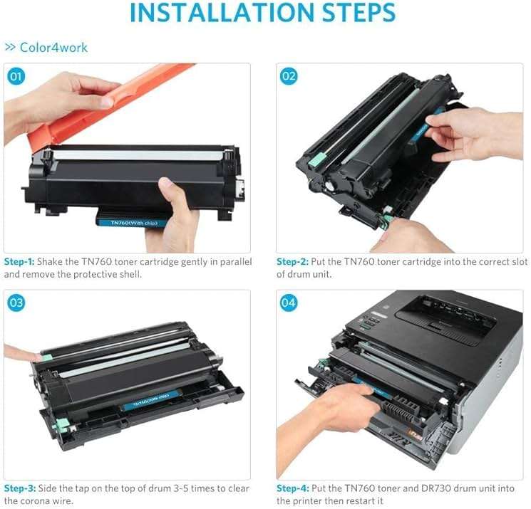 Color4work Compatible Drum Unit Brother DR730 DR-730 Imaging Drum 1-Pack, use for Brother HL-L2350DW DCP-L2550DW MFC-L2710DW MFC-L2750DW HL-L2395DW HL-L2390DW HL-L2370DW Printer - Image 4