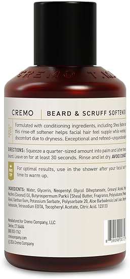 Cremo Cedar Forest Beard & Scruff Softener, Softens and Conditions Coarse Facial Hair of all Lengths in Just 30 Seconds, 6 Fluid Ounce - Image 6