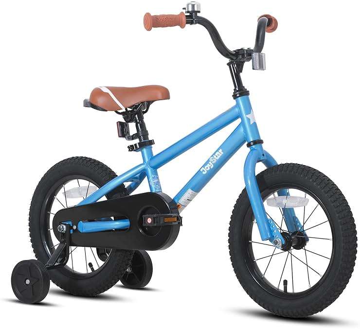 JOYSTAR Kids Bike for Ages 2-12 Years Old Boys Girls, 12-20 Inch BMX Style Kid's Bikes with Training Wheels, Children Bicycle for Kids and Toddler, Multiple Colors - Image 1