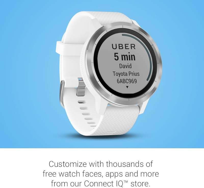 Garmin vívoactive 3 GPS Smartwatch - White & Stainless (Renewed) - Image 5