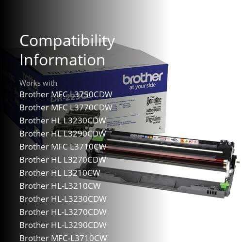 Brother Genuine -Drum Unit, DR223CL, Seamless Integration, Yields Up to 18,000 Pages,Black - Image 6