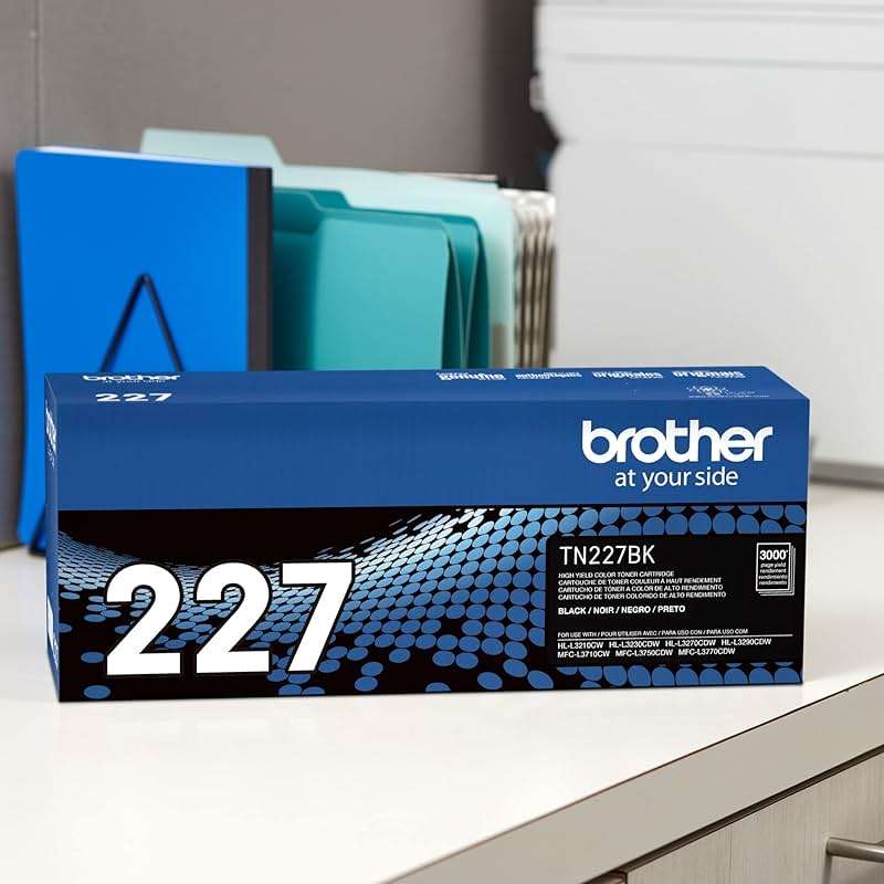 Brother Genuine TN227, TN227BK, High Yield Toner Cartridge, Replacement Black Toner, Page Yield Up to 3,000 Pages, TN227BK, Amazon Dash Available - Image 4