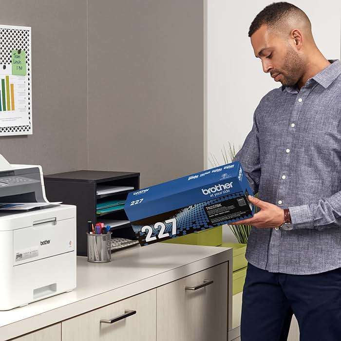 Brother Genuine TN227, TN227BK, High Yield Toner Cartridge, Replacement Black Toner, Page Yield Up to 3,000 Pages, TN227BK, Amazon Dash Available - Image 5