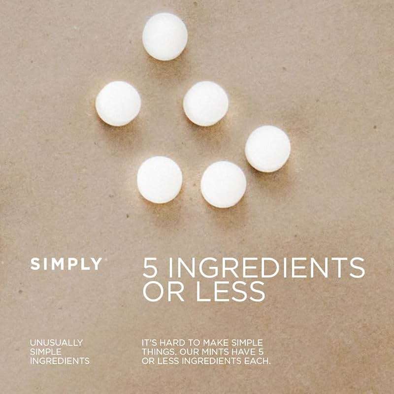 SIMPLY MINTS Natural Cinnamon Breath Mints, 6 Pack (180 Pieces), Made with Real Cinnamon Oil | Aspartame-Free, Sorbitol-Free, Xylitol-Free, Vegan, Kosher, Gluten Free, Non-GMO - Image 7