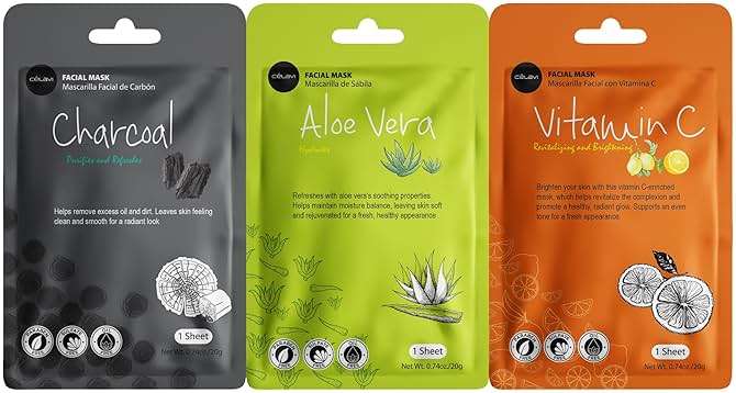 Celavi Essence Facial Sheet Face Mask Variety Set Classic Authentic Korean Moisturizing Skincare (12-Packs) - Image 7