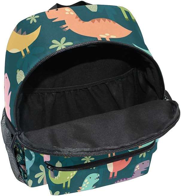ALAZA Cute Toddler Backpack Dinosaurs Colorful Backpack for Boys Girls Kindergarten Backpack Toddlers Daycare Bag Preschool Backpack - Image 5