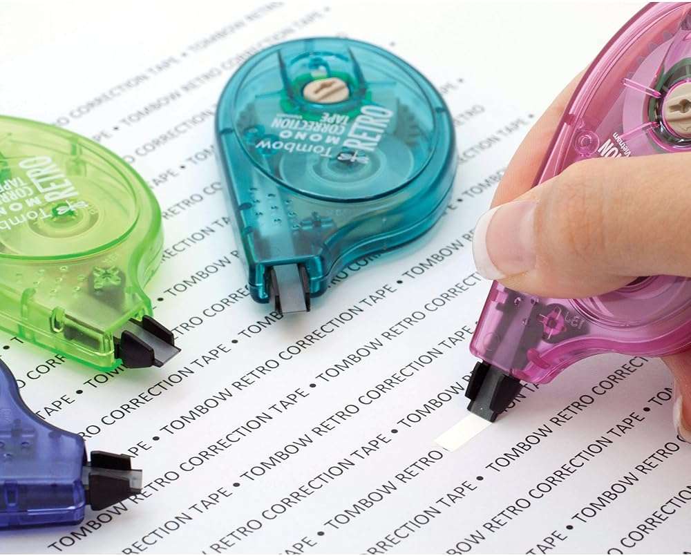 Tombow MONO Correction Tape, 8-Pack. Easy To Use Applicators for Instant Corrections - Image 2