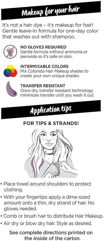 L'oreal Paris Hair Color Colorista Makeup 1-day for Blondes, Lilac500, 1 Fluid Ounce - Image 2