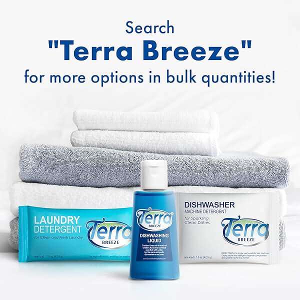 Terra Breeze Tiny Dish Soap Detergent, 1.7 oz (Case of 144) - Image 6