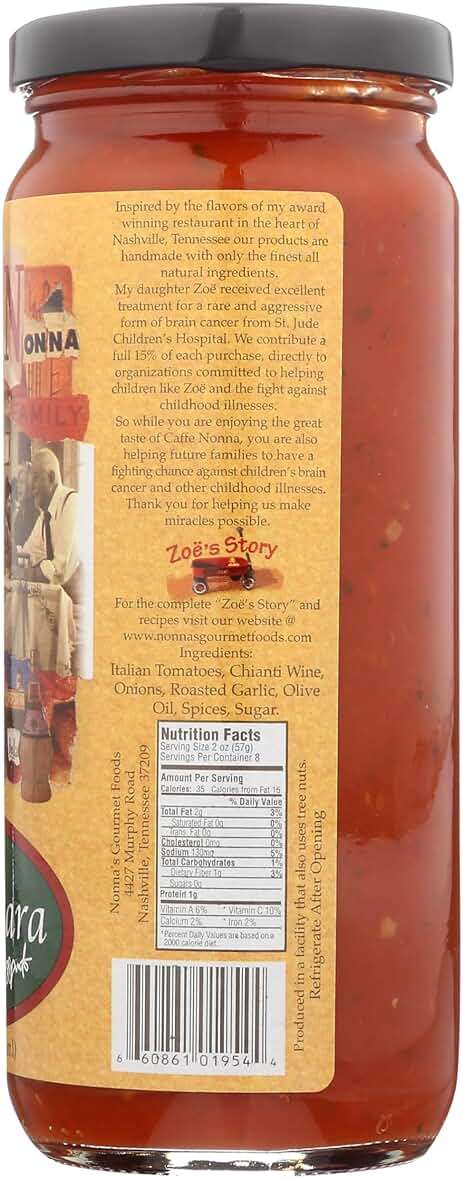 Nonnas Gourmet, Marinara Sauce, 16 Ounce - Image 5
