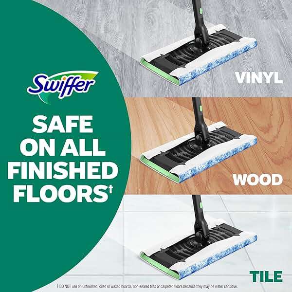 Swiffer Heavy Duty Mop Wet Multi-Surface Cloth Refills for Floor Mopping and Cleaning, Outdoor Window Fresh Scent, 20 count - Image 3
