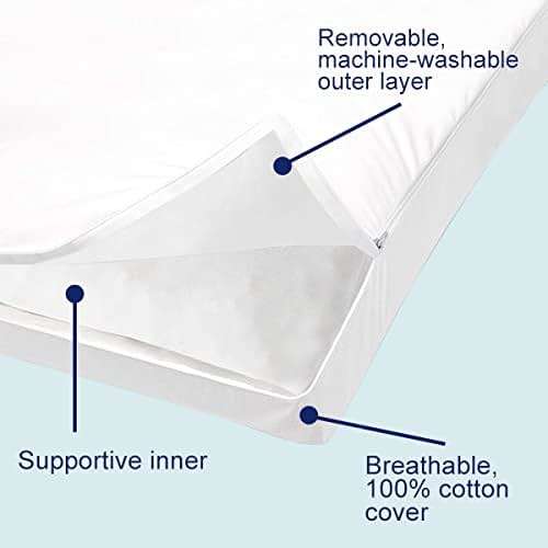 ACCURATEX Pillows King Size Set of 2, Hybrid Shredded Memory Foam Pillow[Adjustable Loft], Fluffy Down Alternative Fill Removable Cotton Cover, Firm Supportive Pillow for Side Back Sleepers - Image 4