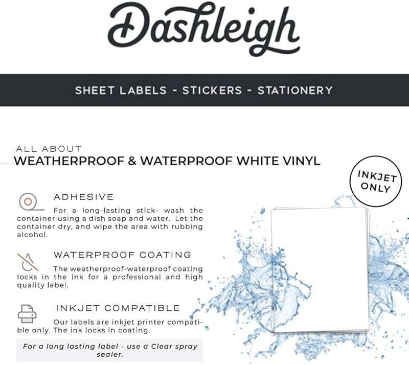 120 Waterproof Jar Labels for 4oz Containers - 1.75x2.75” Printable Adhesive Stickers for Candles, Cosmetics & Small Business Products - Image 6