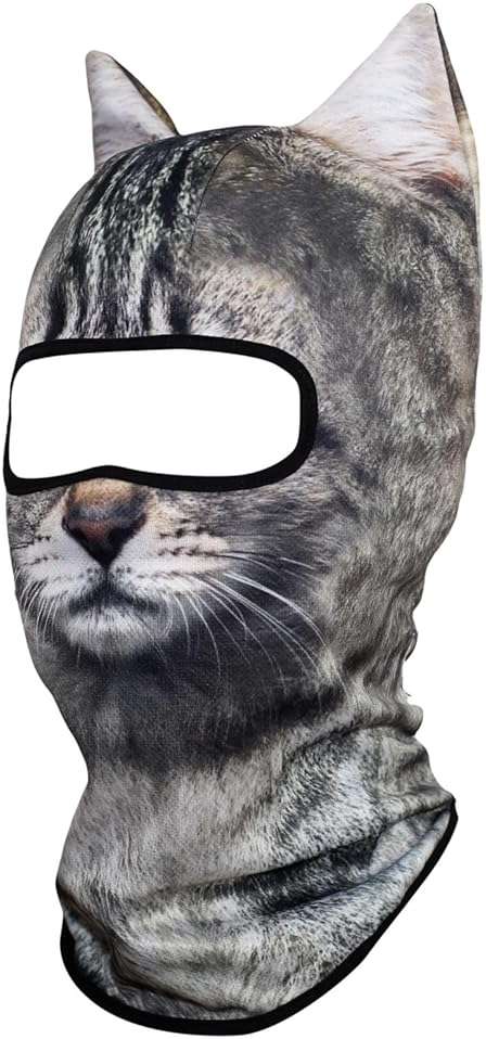WTACTFUL 3D Stand Ears Animal Balaclava Face Mask for Music Festivals, Raves, Ski, Halloween, Party Outdoor Activities - Image 2
