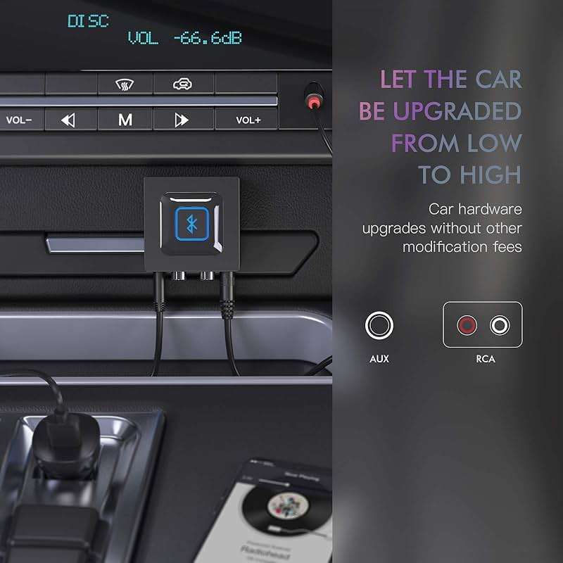 Esinkin Wireless Audio Receiver for Music Streaming Sound System Works with Smart Phones, Tablets and Car, Wireless Adapter for Speakers - Image 6