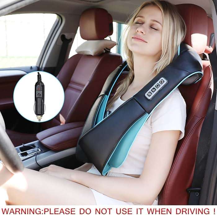 Mo Cuishle Fathers Day Dad Gifts, Shiatsu Back Shoulder and Neck Massager with Heat, Electric Deep Tissue 4D Kneading Massage, Best Gifts for Women Men Mom Wife Husband her him, Mothers Day, Christmas - Image 6
