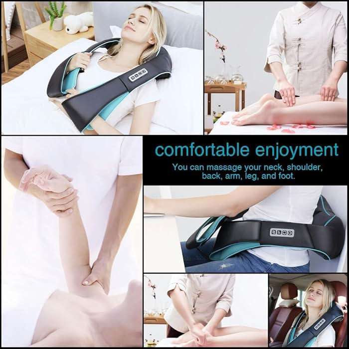 Mo Cuishle Fathers Day Dad Gifts, Shiatsu Back Shoulder and Neck Massager with Heat, Electric Deep Tissue 4D Kneading Massage, Best Gifts for Women Men Mom Wife Husband her him, Mothers Day, Christmas - Image 7