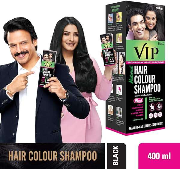 VIP Hair Color Shampoo, 400ml - Image 2