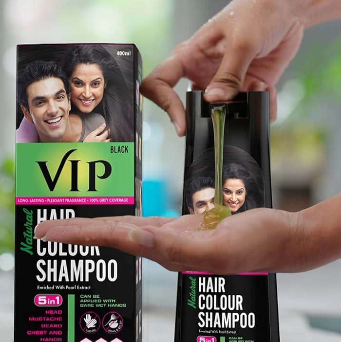 VIP Hair Color Shampoo, 400ml - Image 3