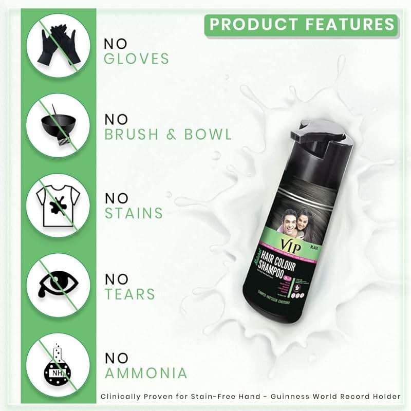 VIP Hair Color Shampoo, 400ml - Image 7