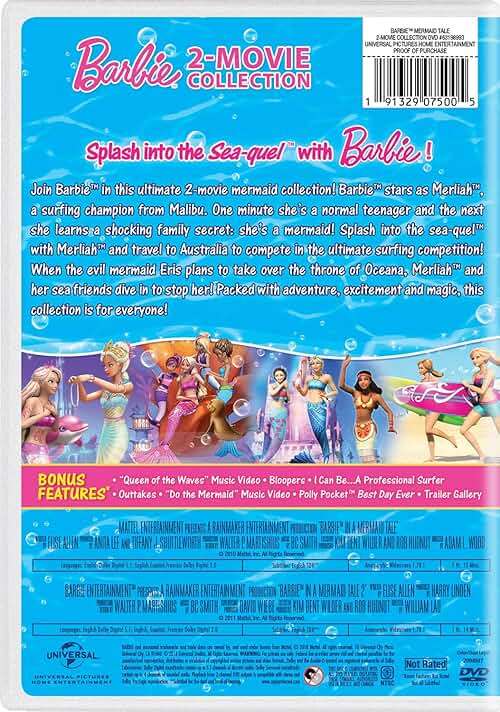 Barbie: 2-Movie Collection (Barbie in A Mermaid Tale / Barbie in A Mermaid Tale 2) [DVD] - Image 2