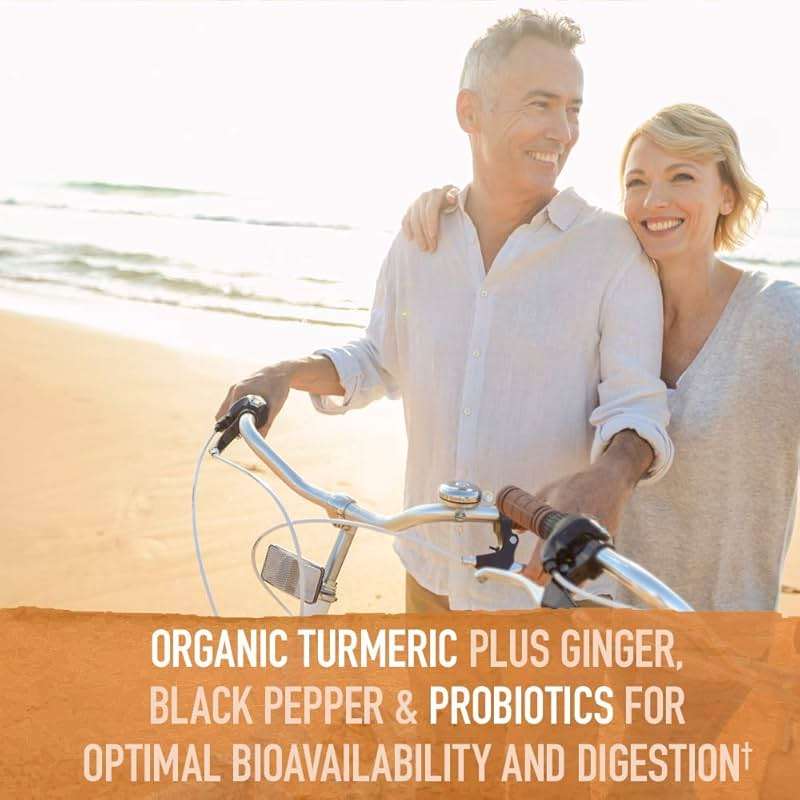 Garden of Life Organics Extra Strength Turmeric Inflammatory Response 120 Tablets-100Mg Curcumin (95% Curcuminoids) Black Pepper, Probiotics, Organic Non-GMO Vegan Gluten Free Herbal Supplement - Image 4