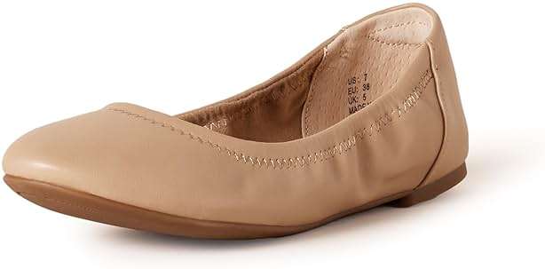 Amazon Essentials Women's Belice Comfortable Slip-On Ballet Flats Shoes - Image 1