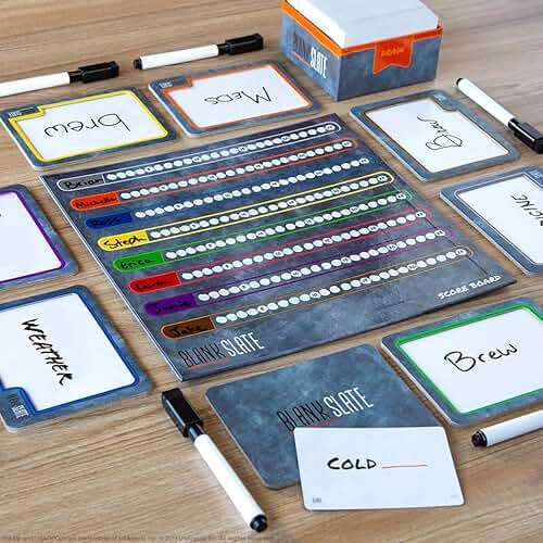 USAOPOLY BLANK SLATE, Where Great Minds Think Alike, Fun Family-Friendly Board Game, Word Association Party Game, Easy to Learn, Fun to Play Family Game Night, 3-8 Players, Ages 8+ - Image 4