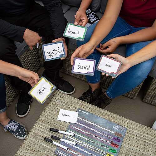 USAOPOLY BLANK SLATE, Where Great Minds Think Alike, Fun Family-Friendly Board Game, Word Association Party Game, Easy to Learn, Fun to Play Family Game Night, 3-8 Players, Ages 8+ - Image 5