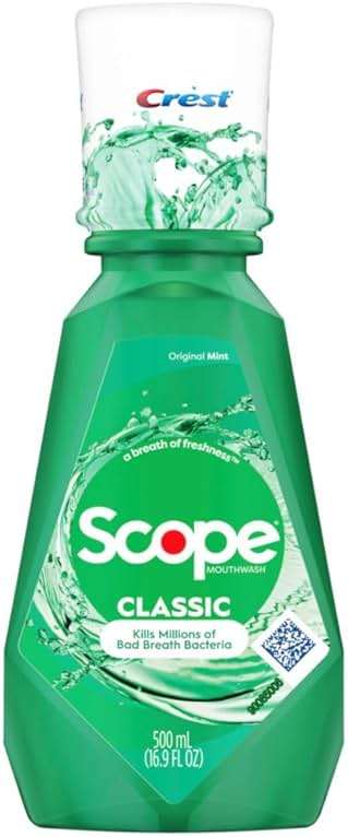 Crest Scope Classic Mouthwash, Original Formula, 500 Ml, 4 Count - Image 7