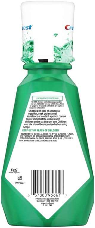 Crest Scope Classic Mouthwash, Original Formula, 500 Ml, 4 Count - Image 8