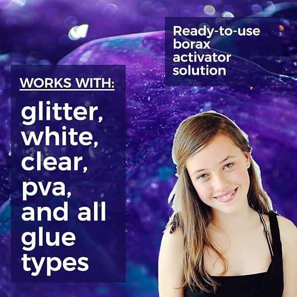 Ultimate Science Slime Activator 16oz - Easy-to-Use, Washable, Stretchy Borax Solution - Works with All Glue Types, Elmer's, White, Clear & Craft Kits - Image 4